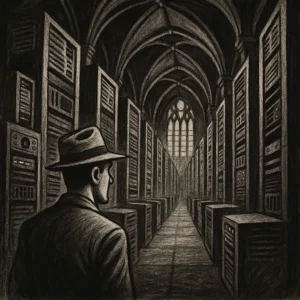The Algorithm Cathedral – ⛪ When Code Became God